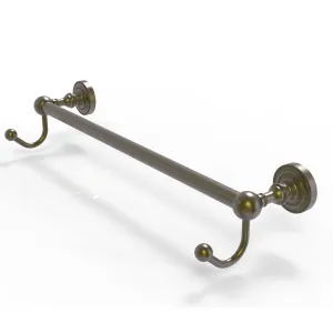 Allied Brass Dottingham Collection 36" Towel Bar with Integrated Hooks DT-41-36-HK-ABR