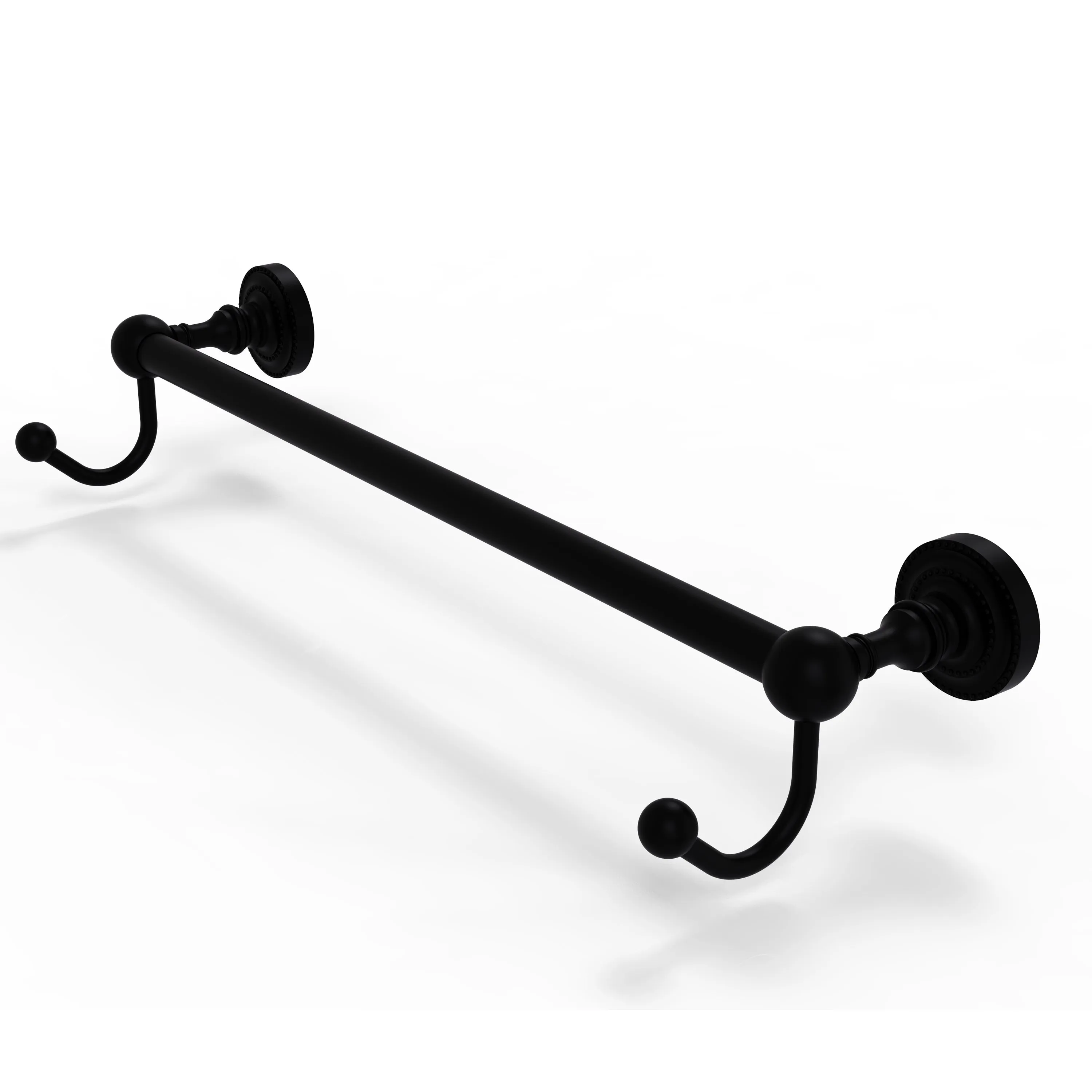 Allied Brass Dottingham Collection 36" Towel Bar with Integrated Hooks DT-41-36-HK-ABR