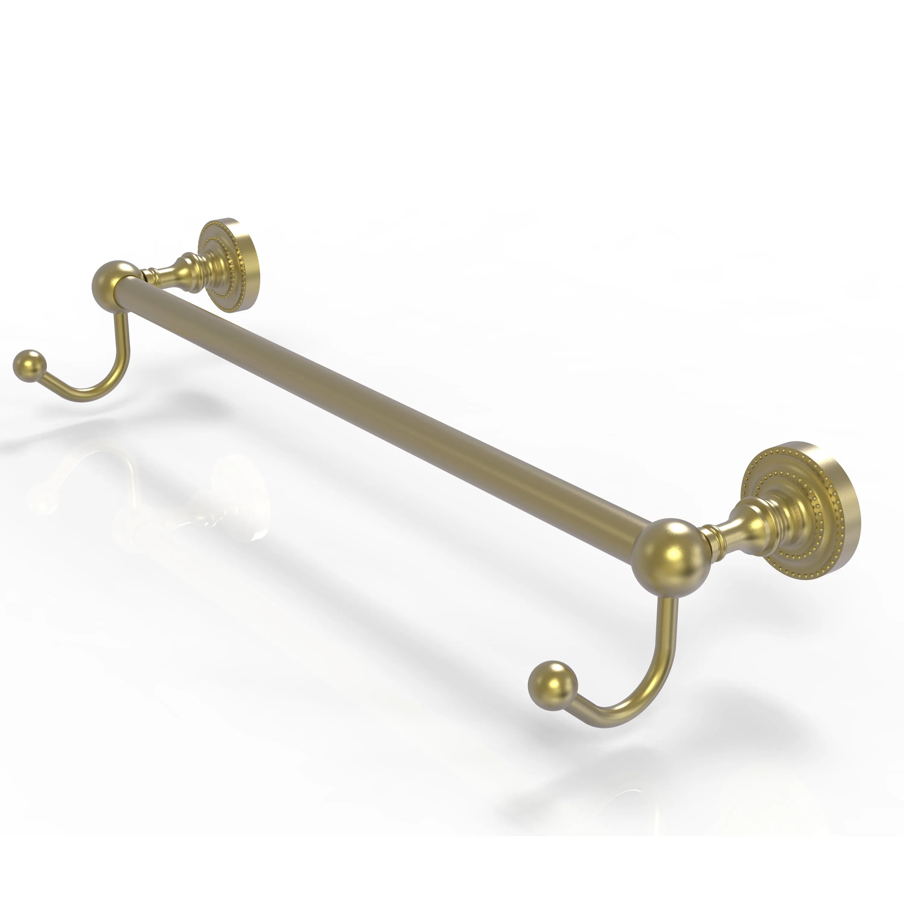 Allied Brass Dottingham Collection 36" Towel Bar with Integrated Hooks DT-41-36-HK-ABR