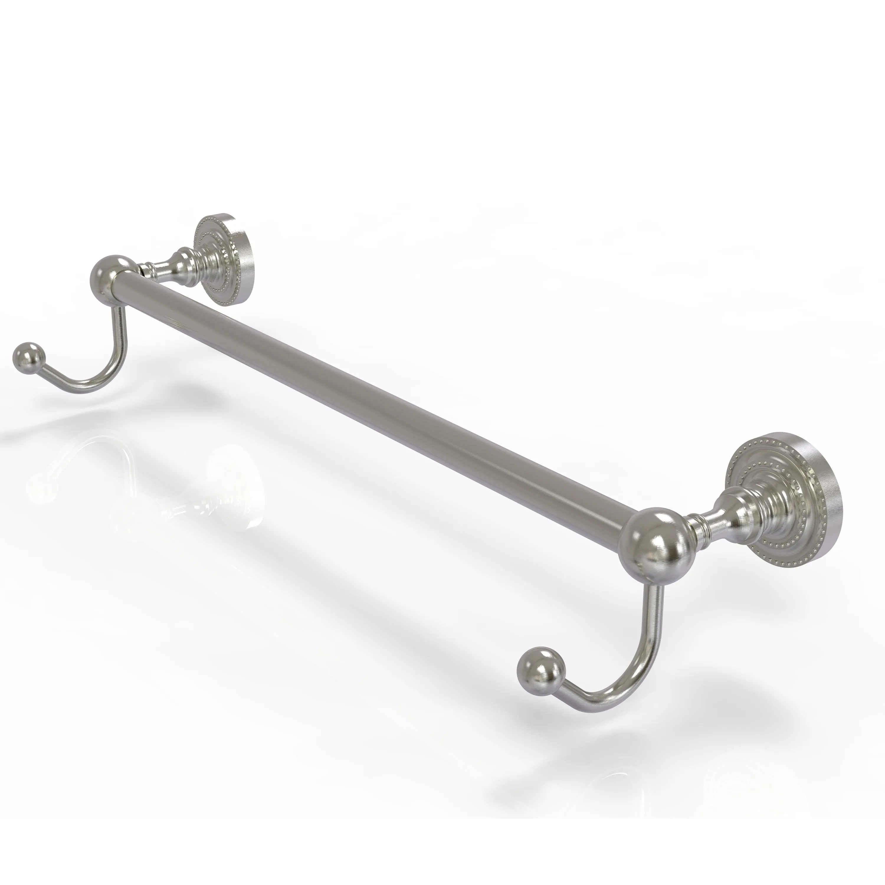 Allied Brass Dottingham Collection 36" Towel Bar with Integrated Hooks DT-41-36-HK-ABR