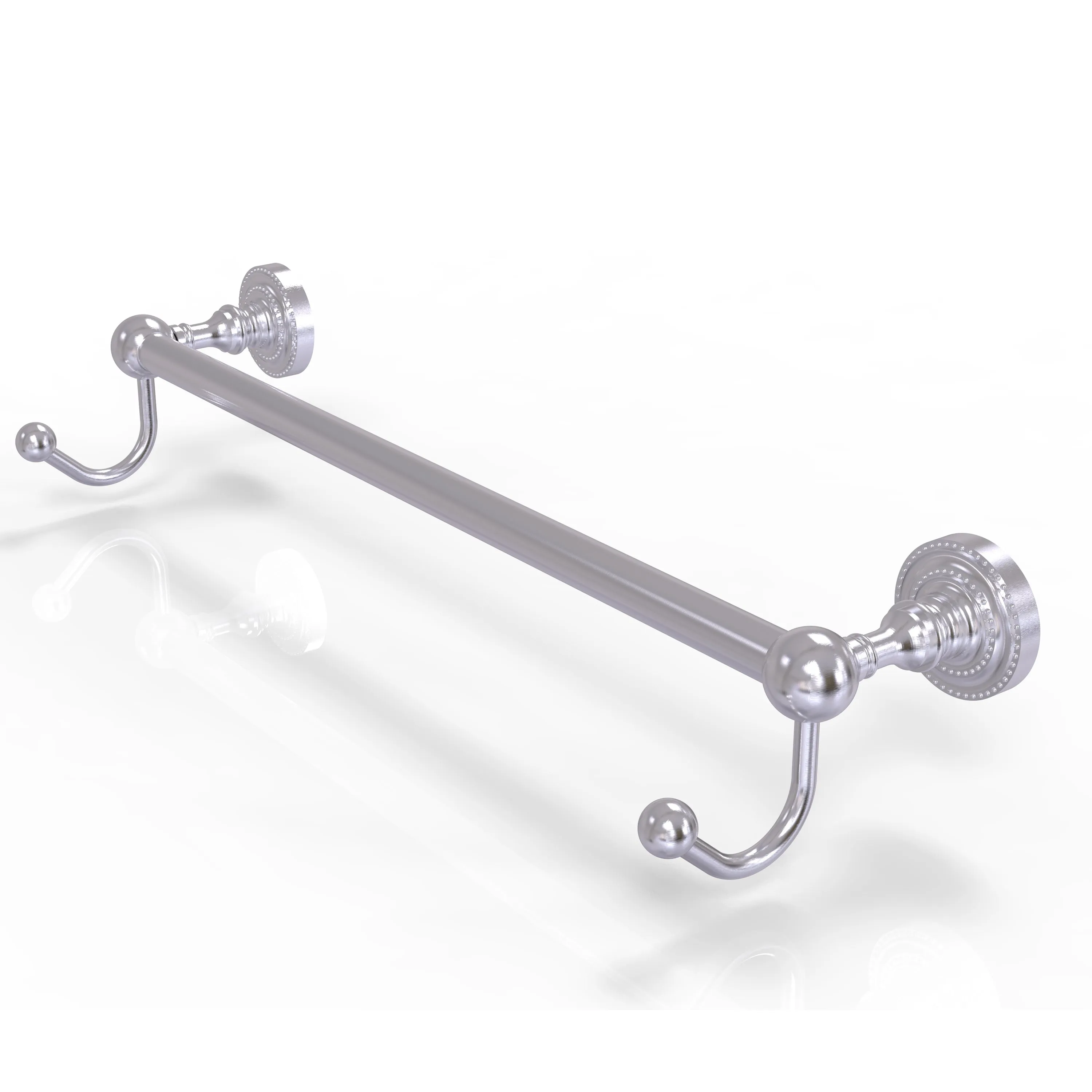 Allied Brass Dottingham Collection 36" Towel Bar with Integrated Hooks DT-41-36-HK-ABR