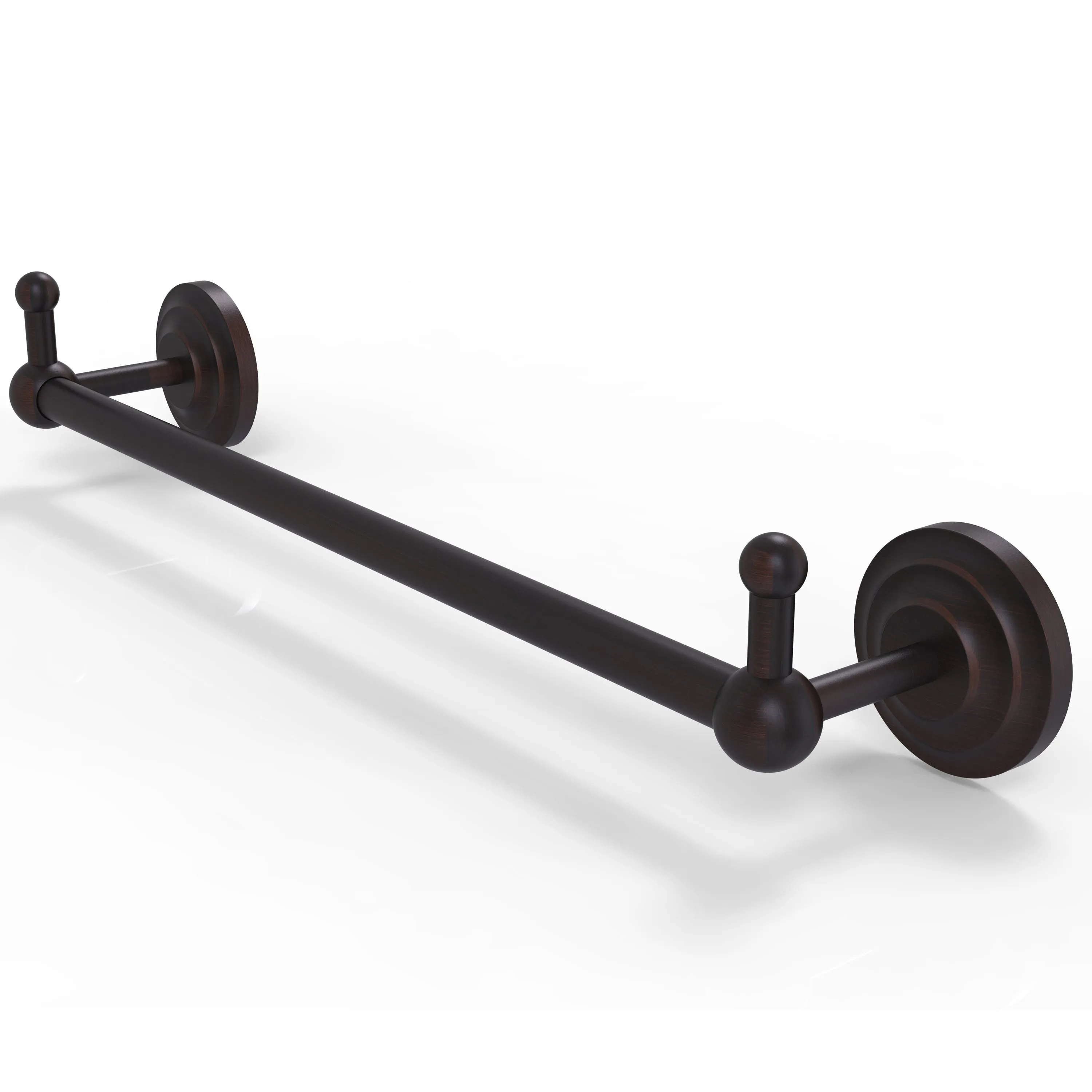 Allied Brass Prestige Que New Collection 18" Towel Bar with Integrated Hooks PQN-41-18-PEG-ABR