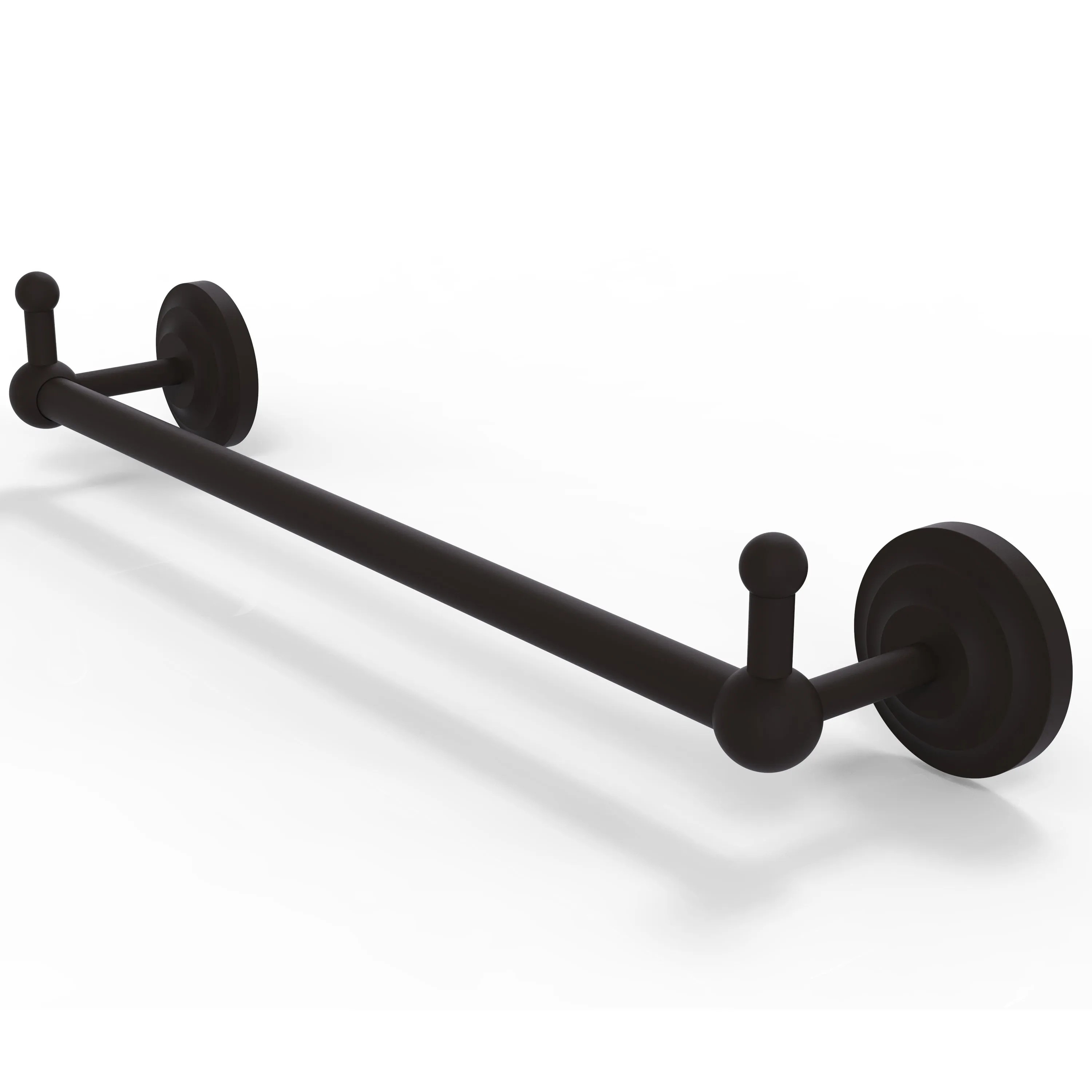 Allied Brass Prestige Que New Collection 18" Towel Bar with Integrated Hooks PQN-41-18-PEG-ABR
