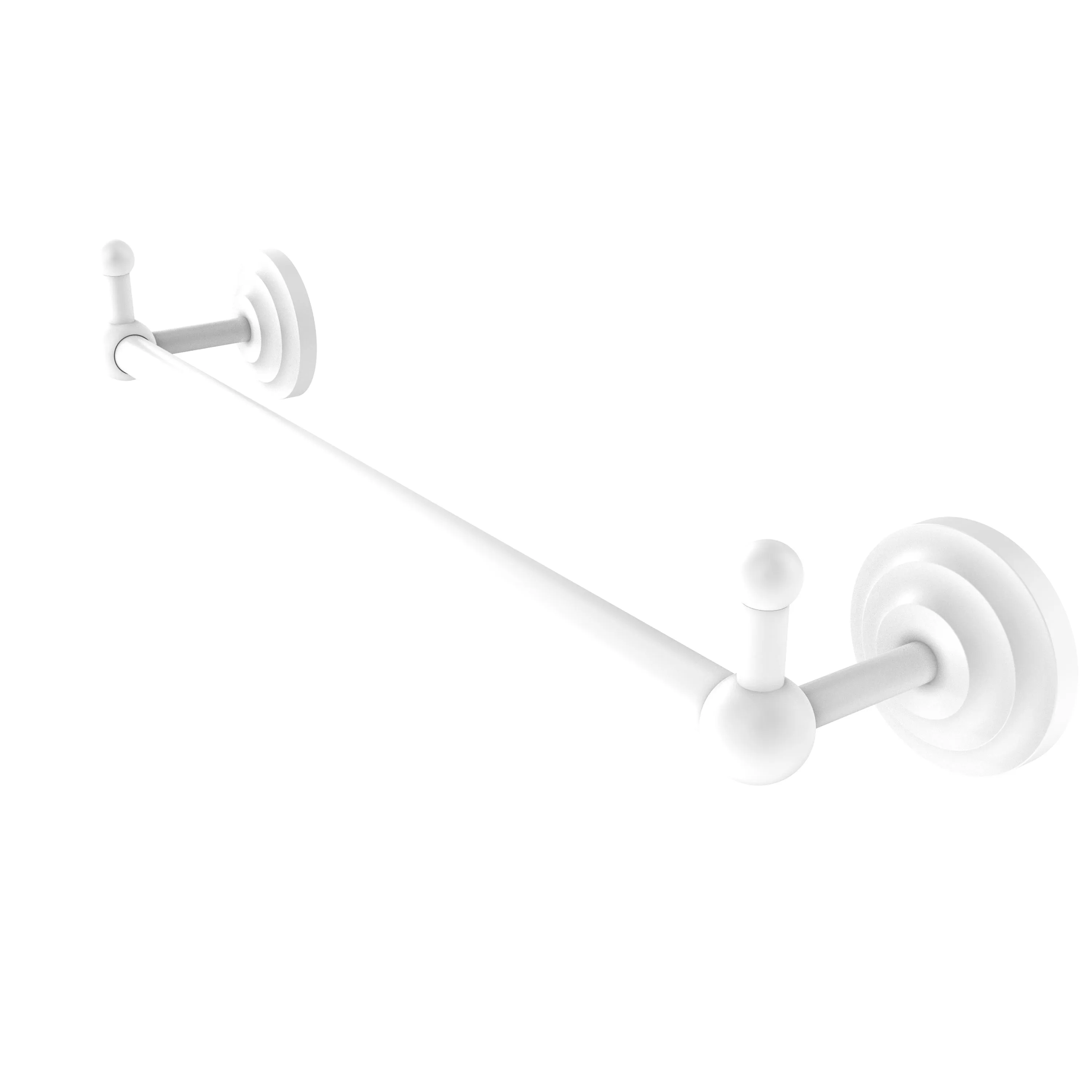Allied Brass Prestige Que New Collection 18" Towel Bar with Integrated Hooks PQN-41-18-PEG-ABR