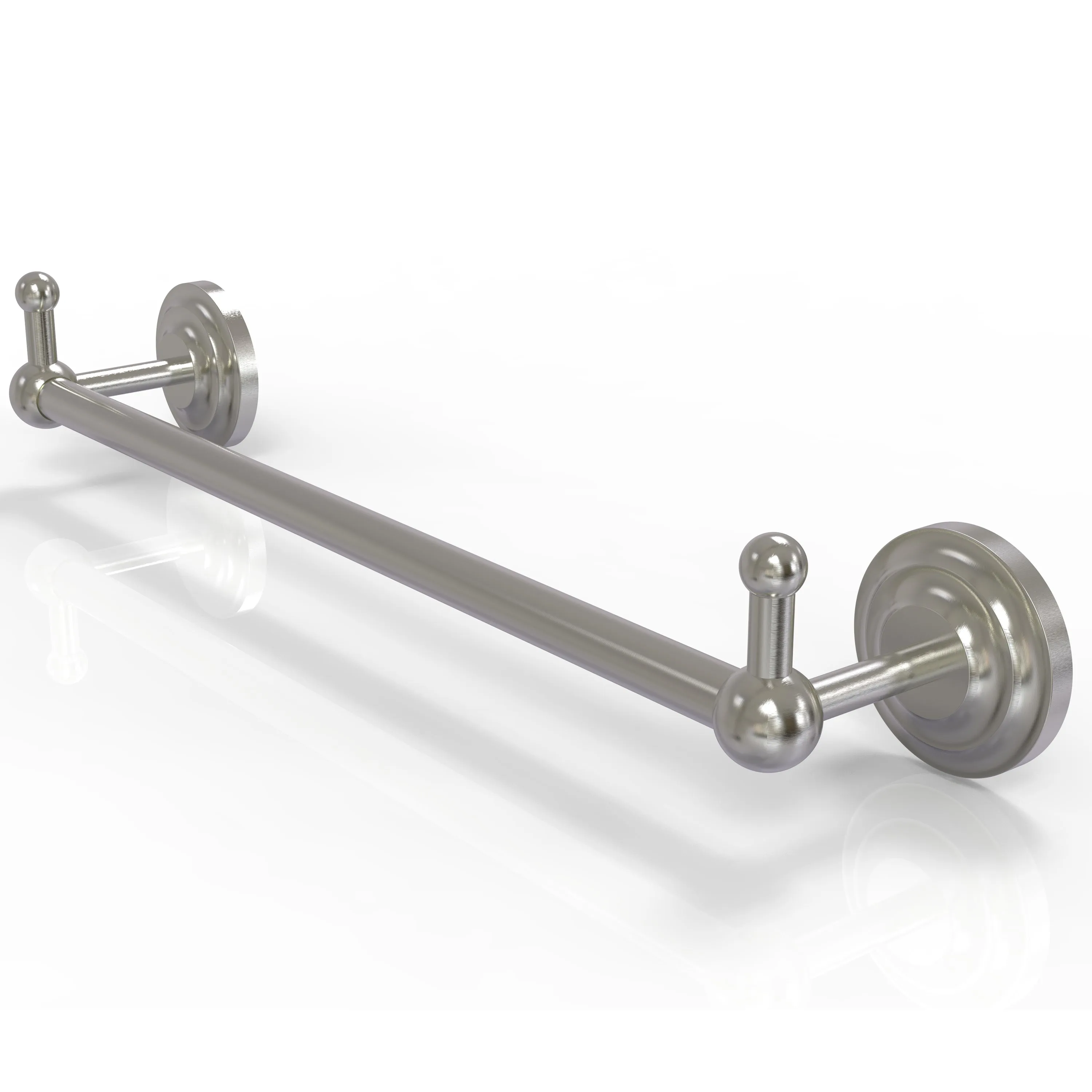 Allied Brass Prestige Que New Collection 18" Towel Bar with Integrated Hooks PQN-41-18-PEG-ABR