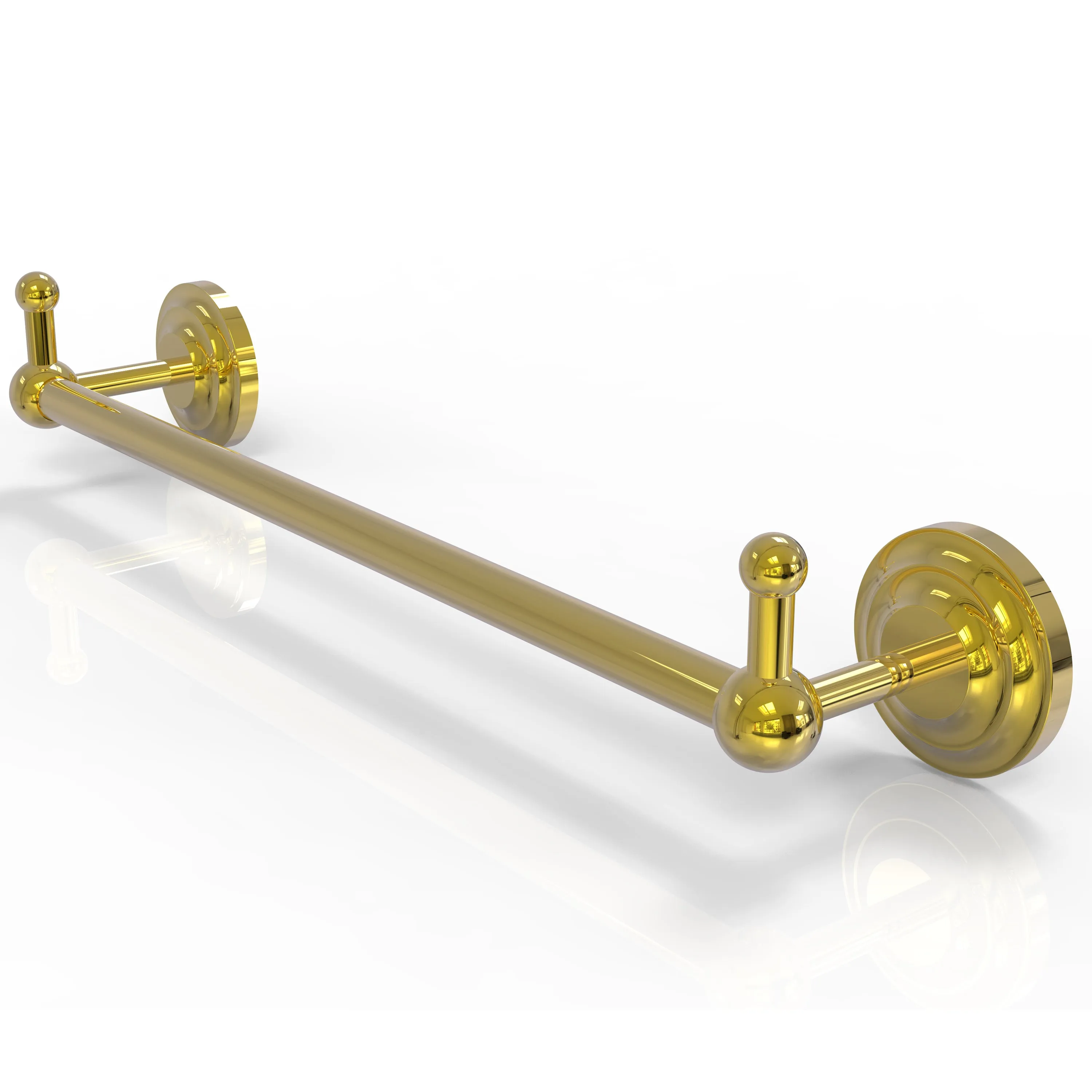 Allied Brass Prestige Que New Collection 18" Towel Bar with Integrated Hooks PQN-41-18-PEG-ABR