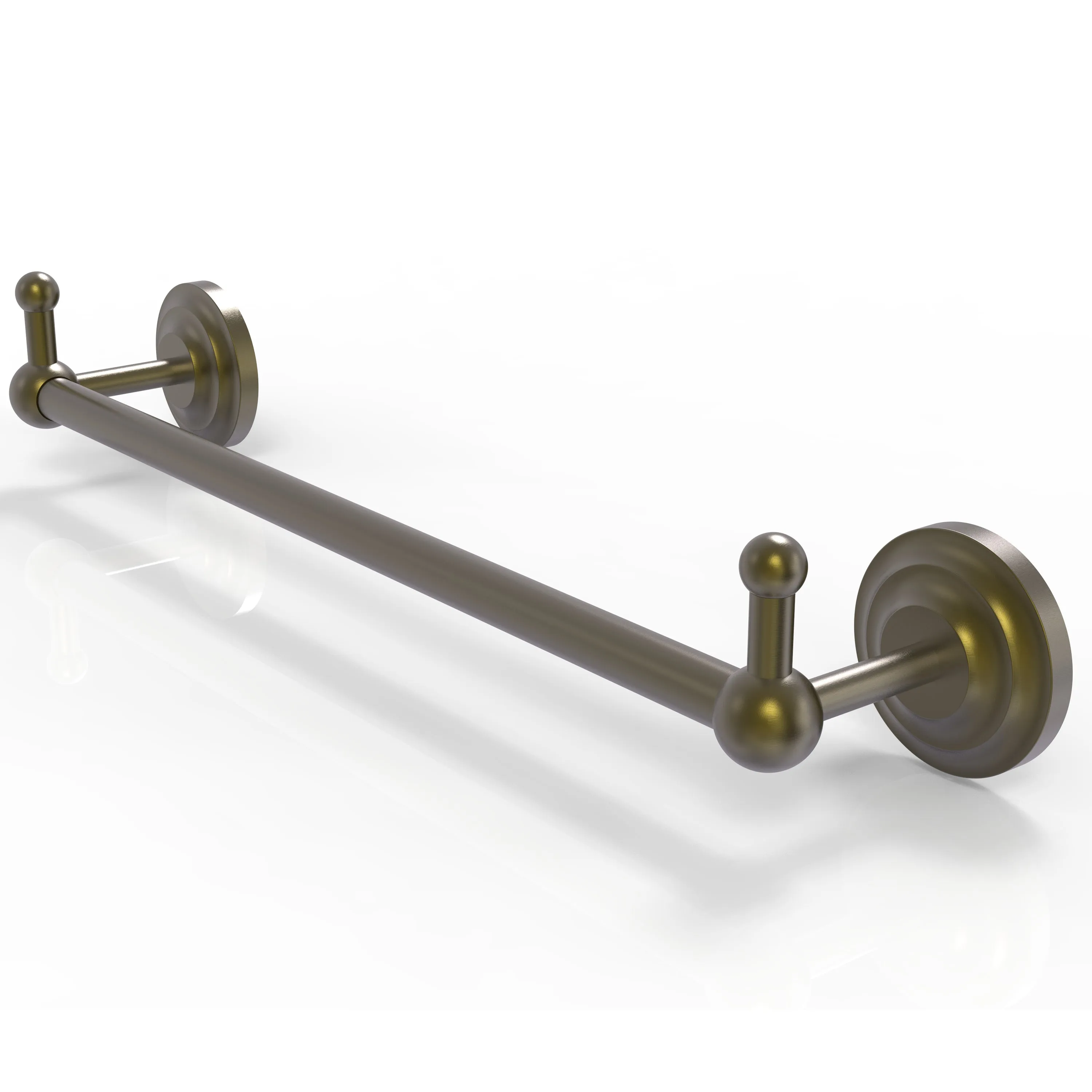 Allied Brass Prestige Que New Collection 18" Towel Bar with Integrated Hooks PQN-41-18-PEG-ABR