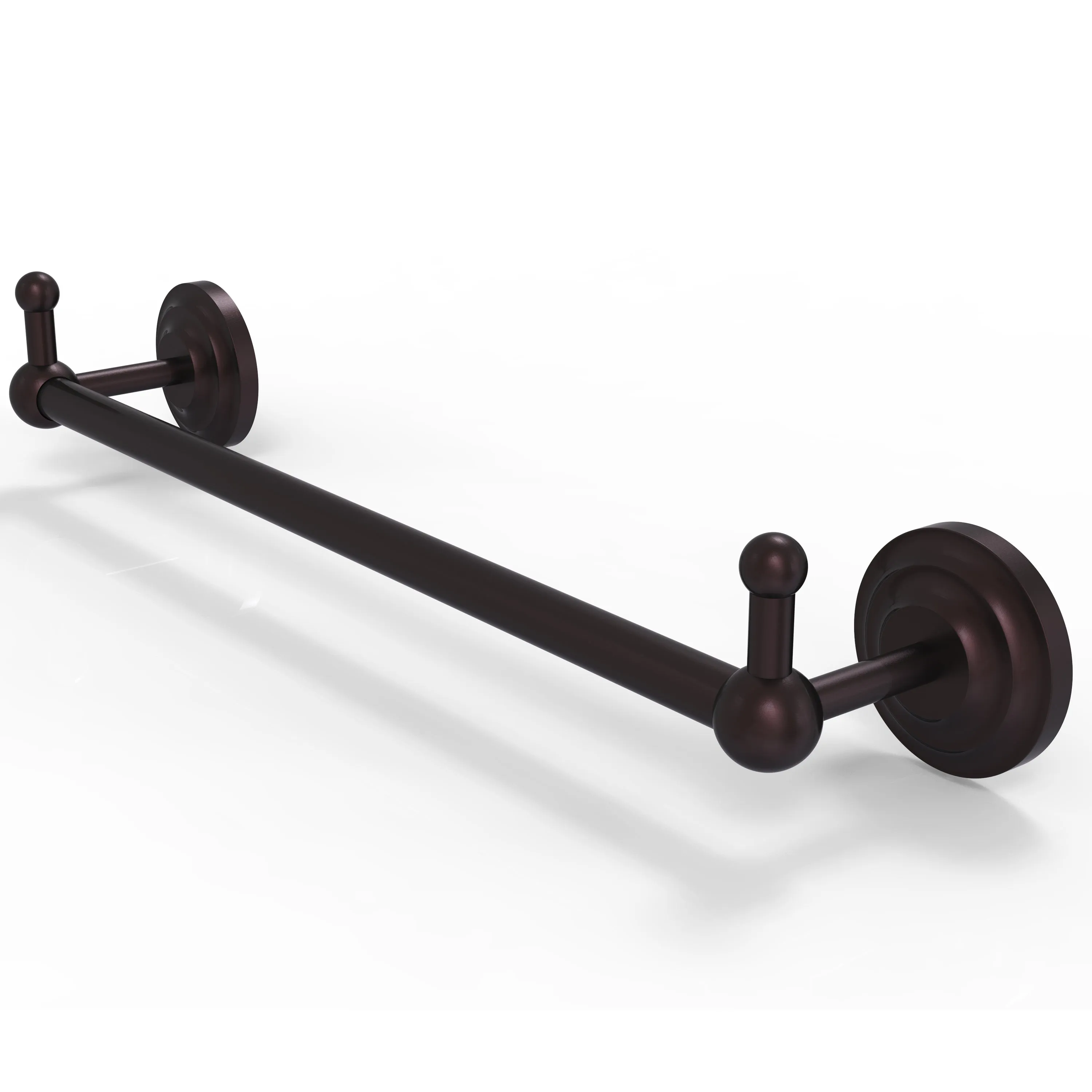 Allied Brass Prestige Que New Collection 18" Towel Bar with Integrated Hooks PQN-41-18-PEG-ABR
