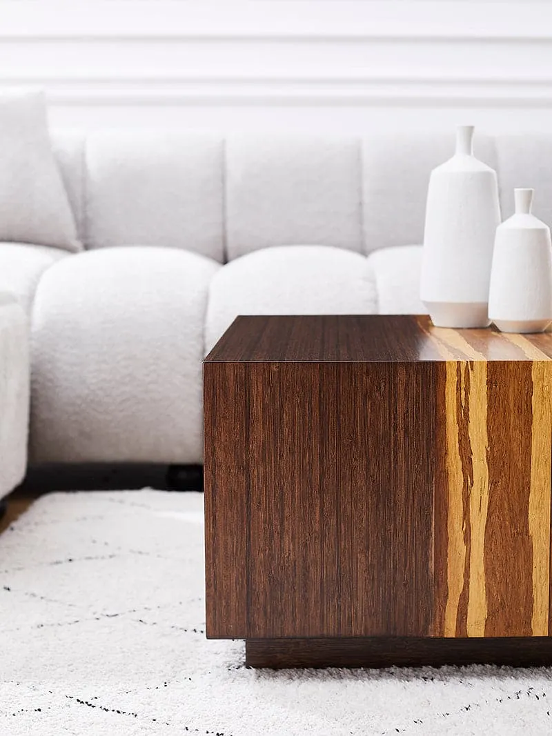 Azara Cube Rectangular Coffee Table