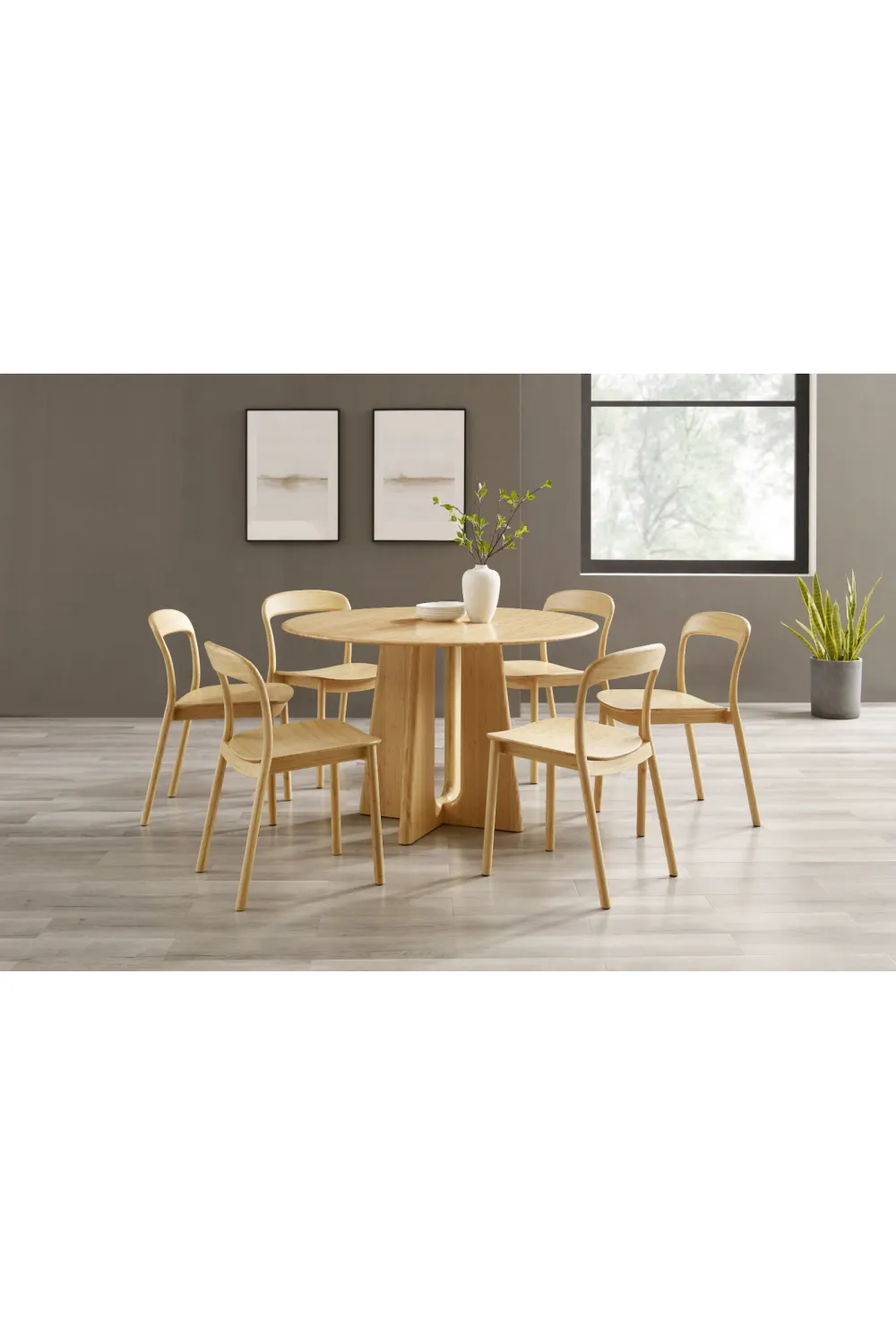 Bamboo Open-Framed Dining Chair (Set of 2) | Greenington Hanna