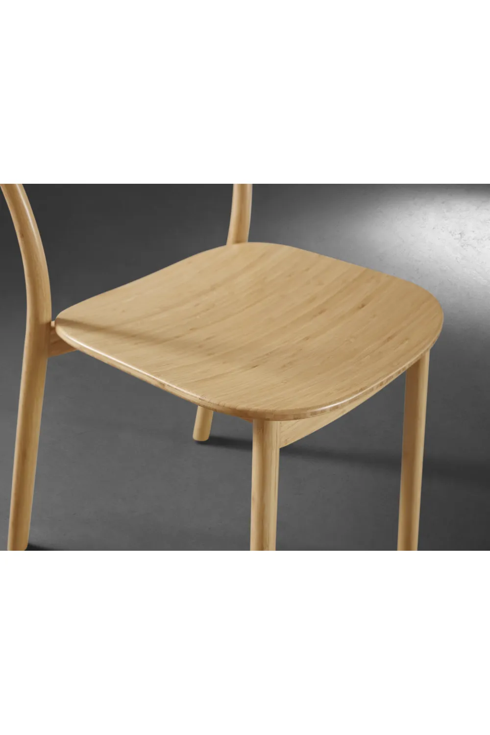 Bamboo Open-Framed Dining Chair (Set of 2) | Greenington Hanna