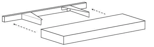 EB22-F-SHELF-24 Elegant Dove Floating Shelf