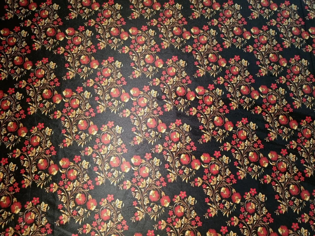High Quality Italian printed Velvet Fabric 56" wide. available in five prints