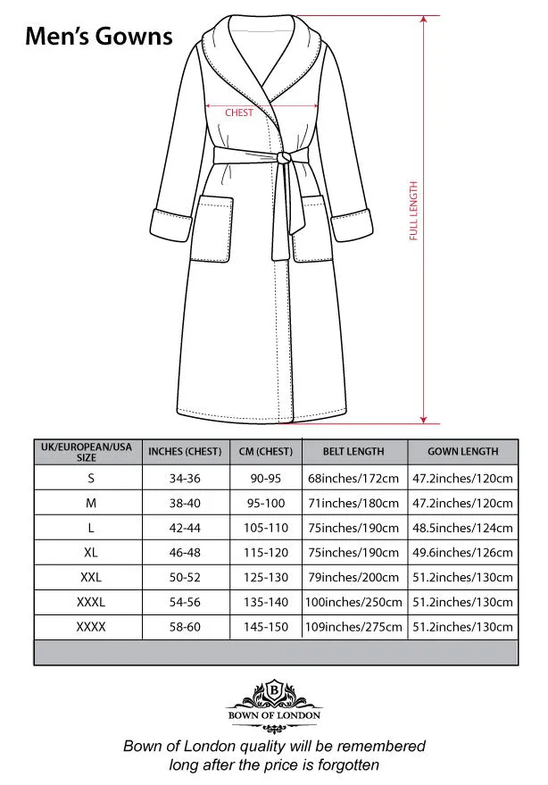 Lightweight Men's Dressing Gown - Tosca Red