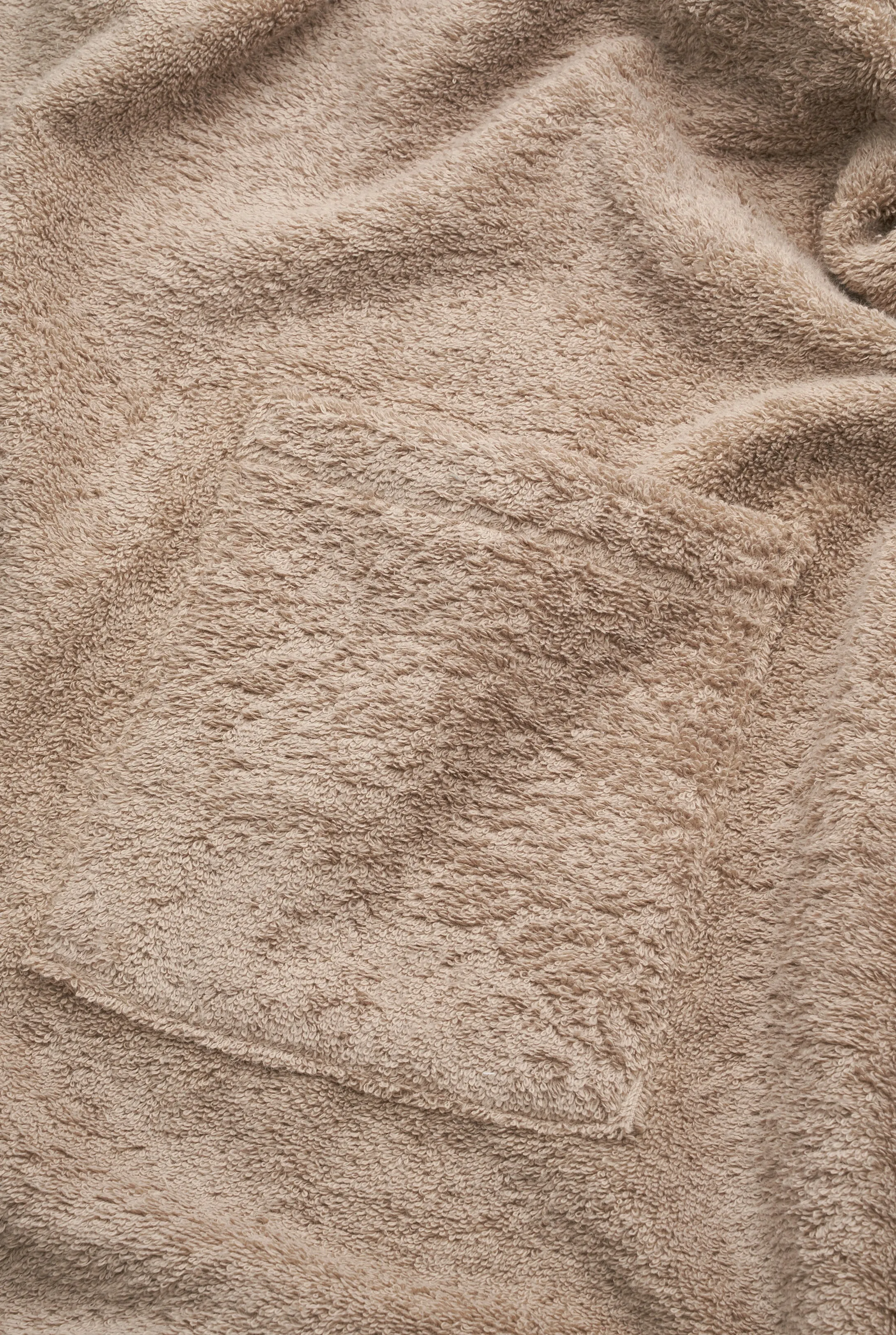 Luxury Cotton Bathrobe "Terry" in Taupe Color