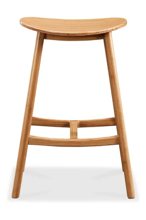 Oval Seat Bamboo Counter Stools (2) | Greenington Skol
