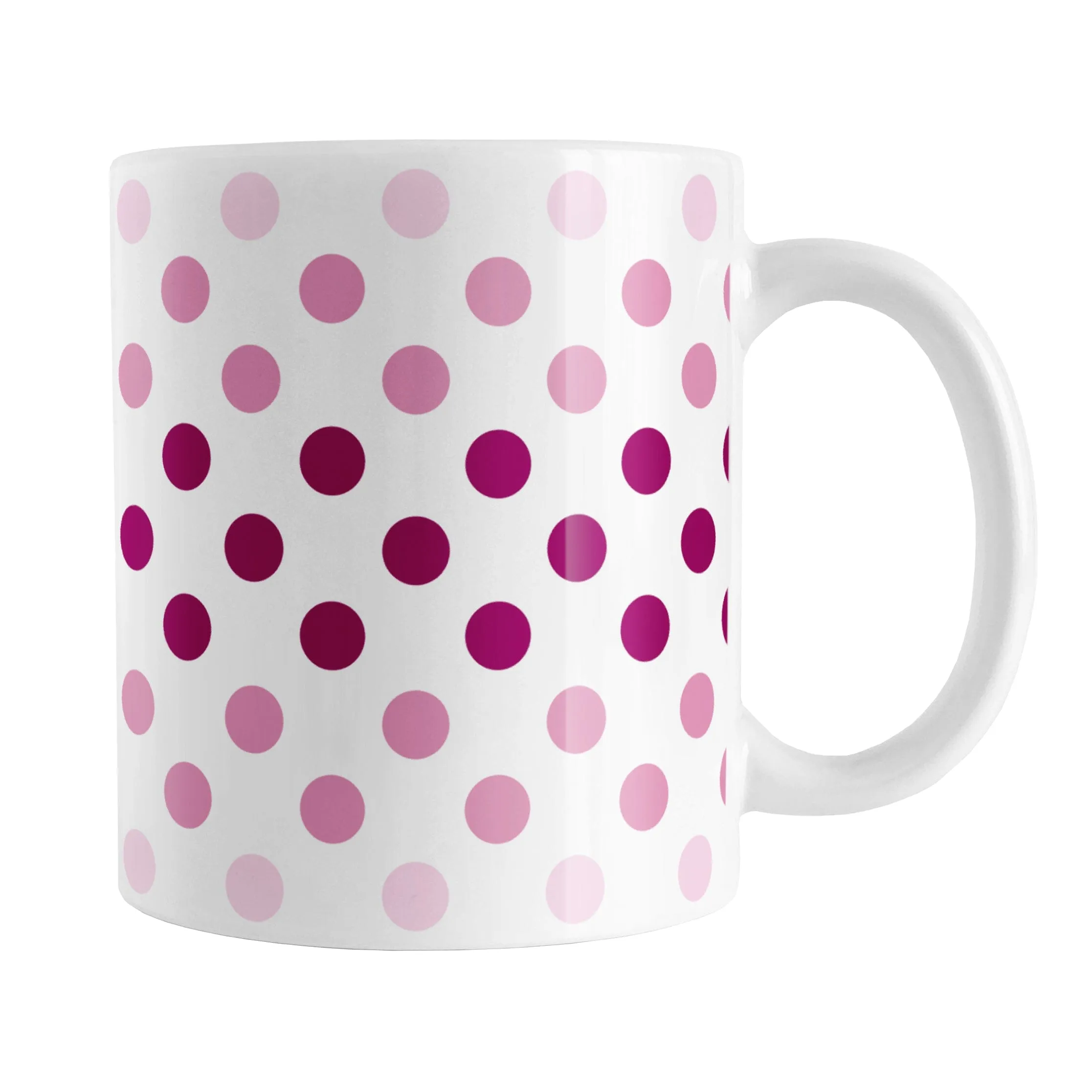 Polka Dots in Pink Mug