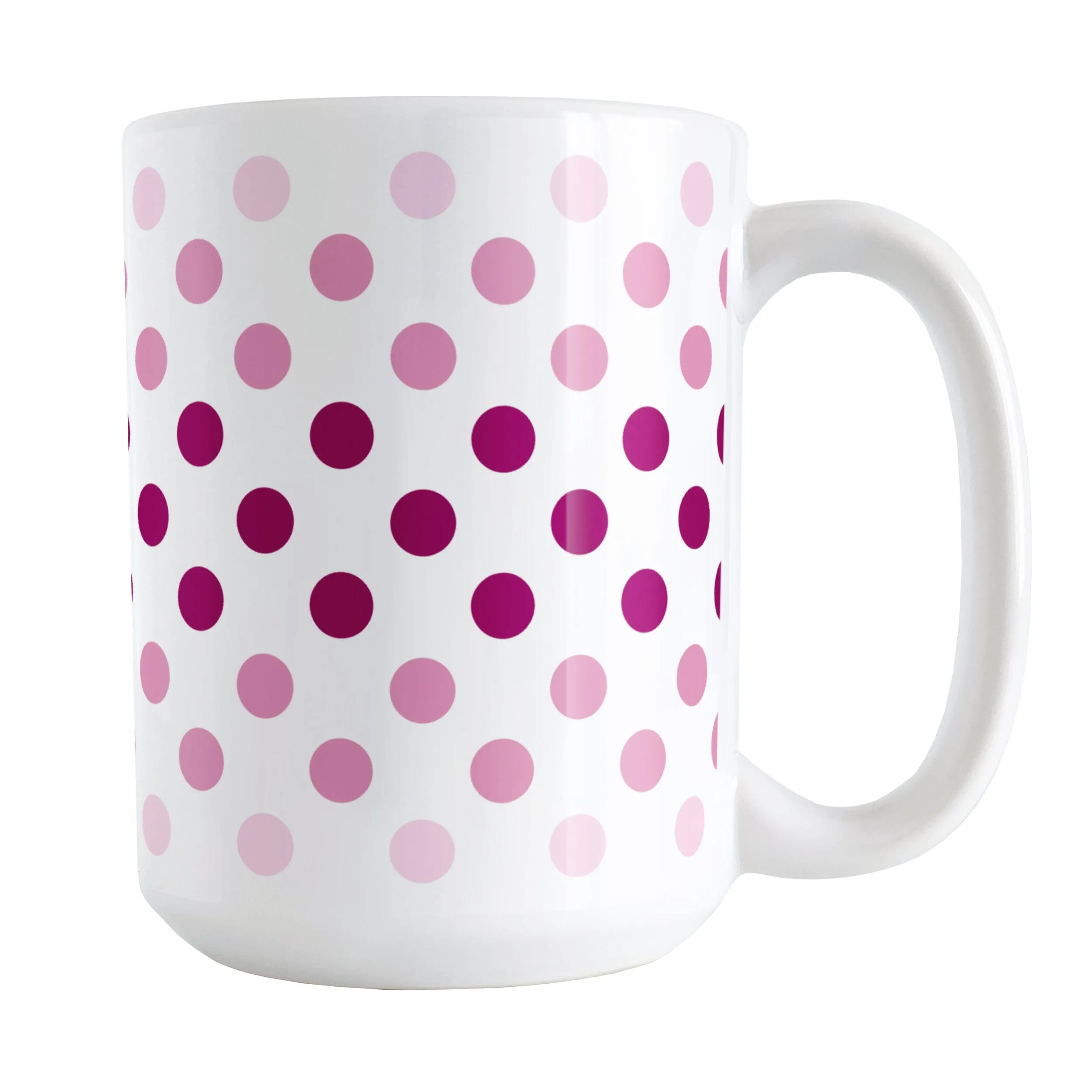 Polka Dots in Pink Mug