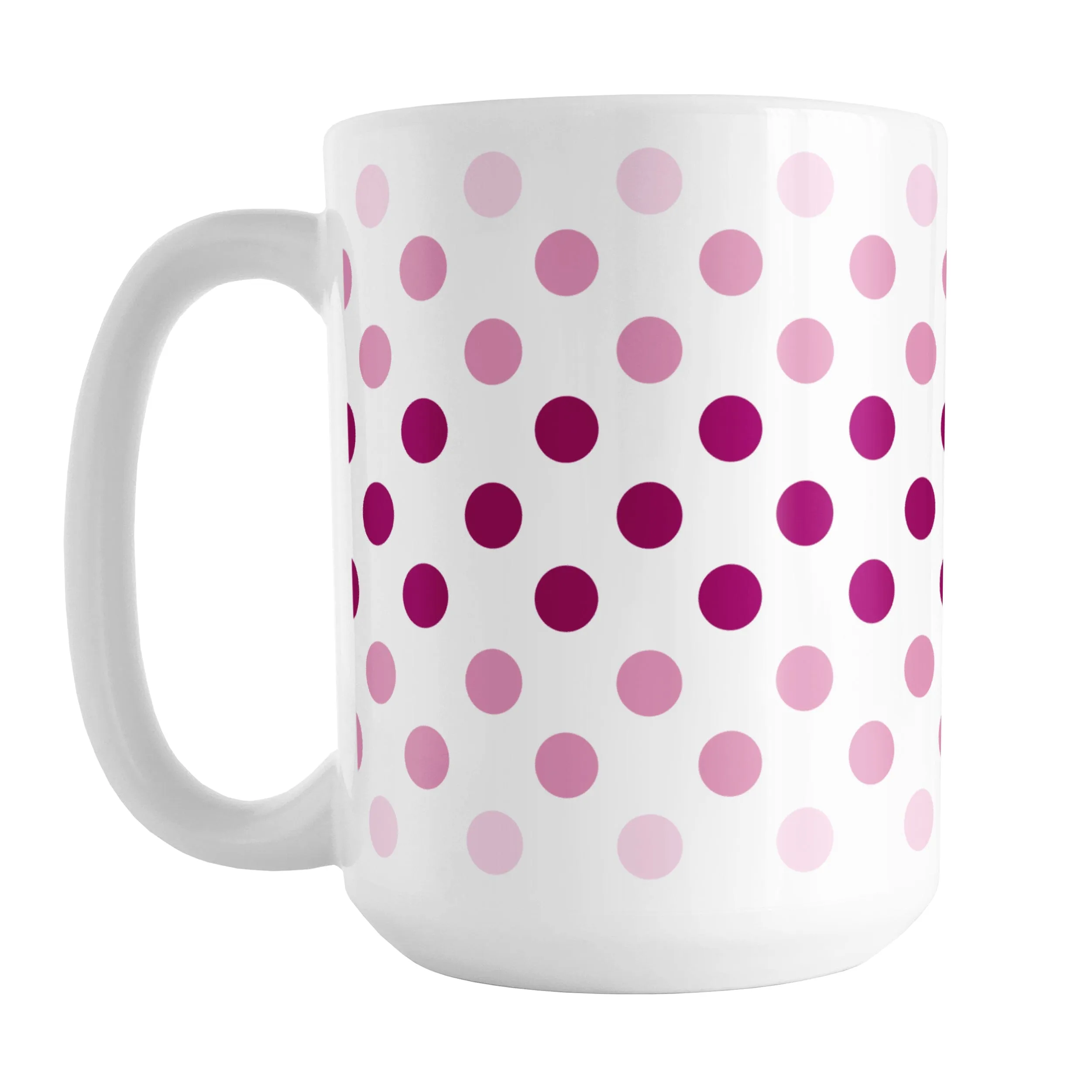 Polka Dots in Pink Mug