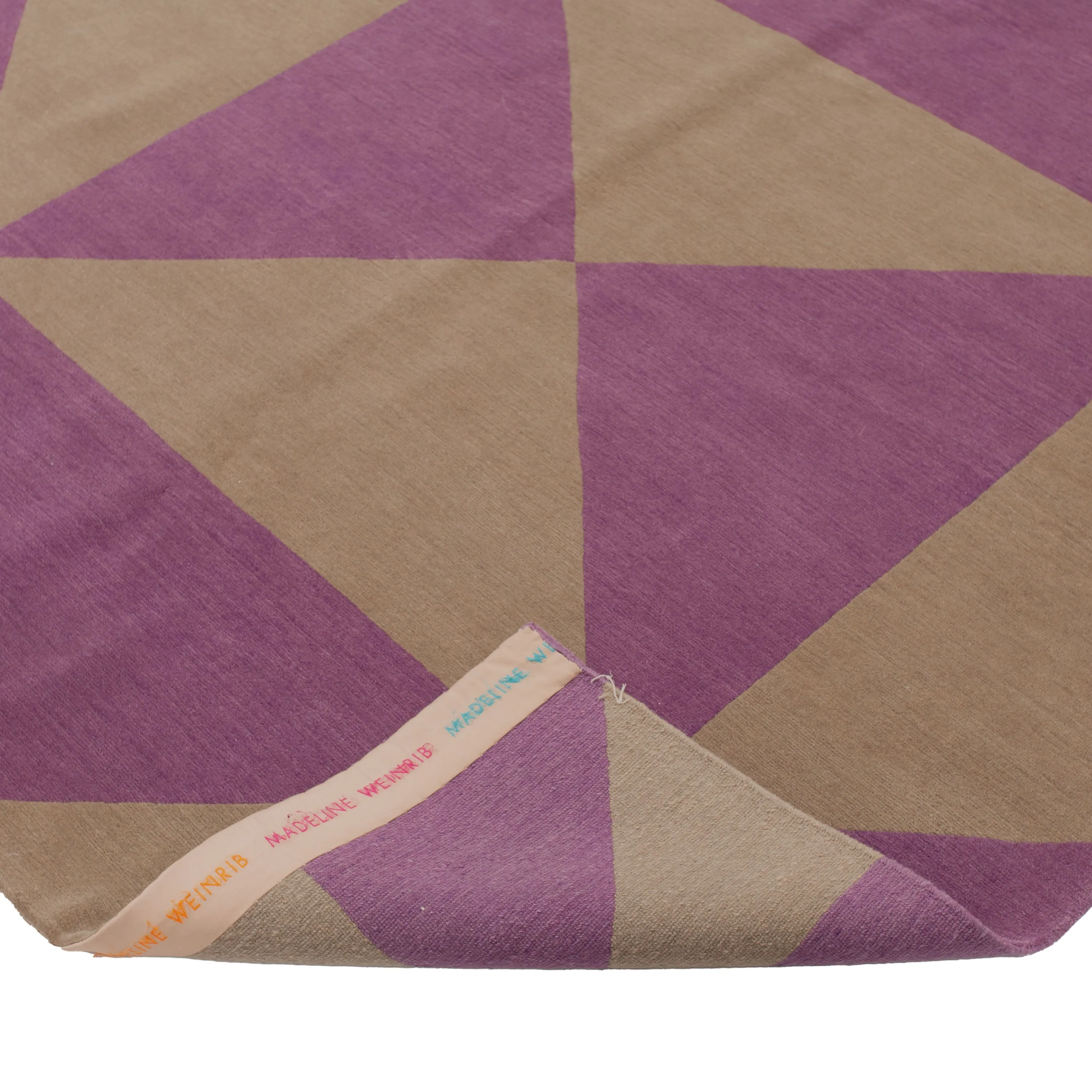 Purple Contemporary Tibetan Wool Rug - 9' x 12'