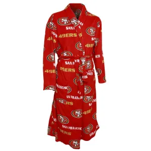 San Francisco 49ers Facade Microfleece Bathrobe in Red