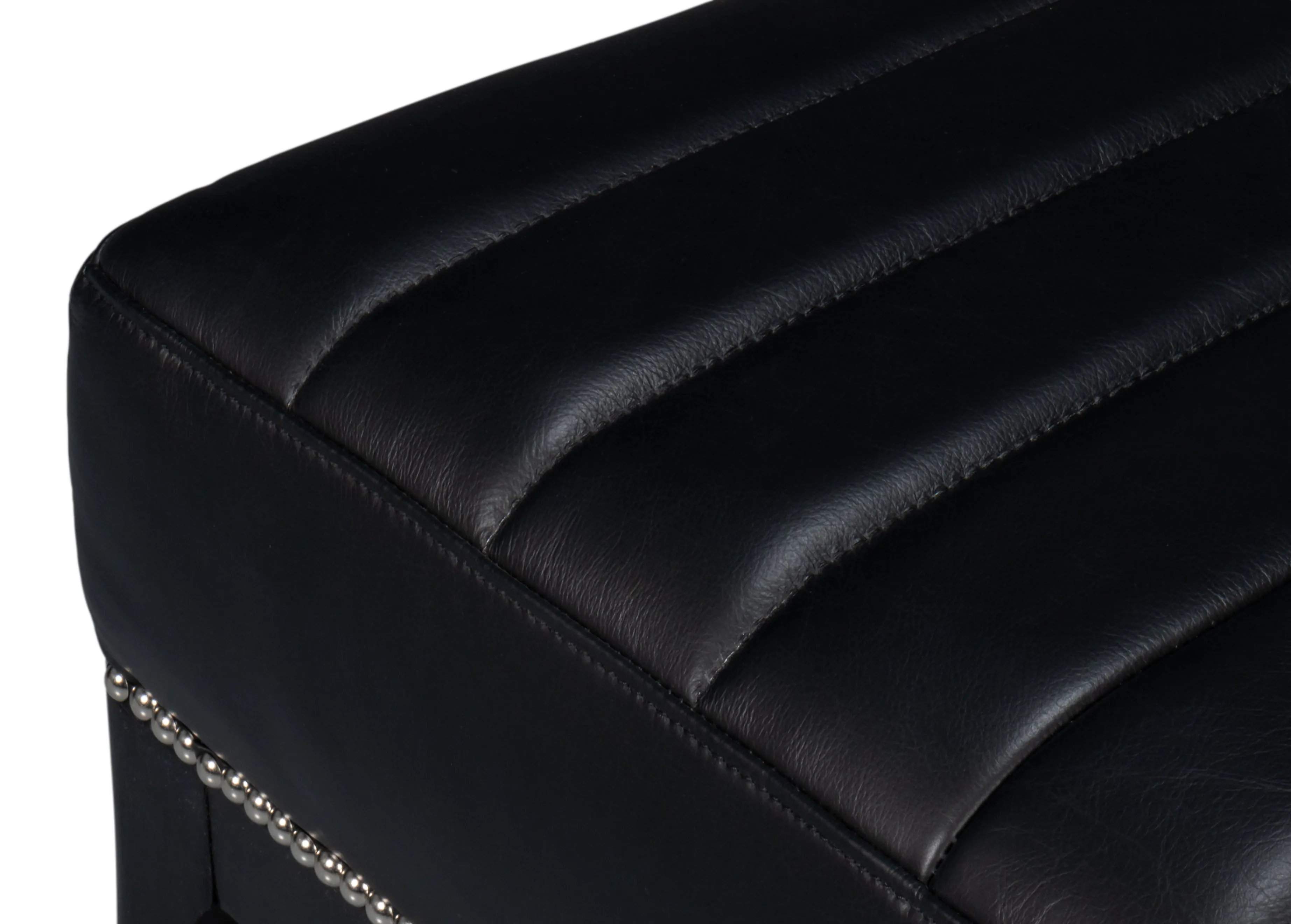 Sarreid - Agave Slipper Chair Distilled Lthr  Blk - Black - Contemporary