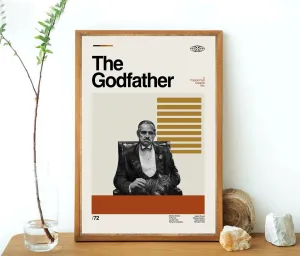The Godfather Don Vito Corleone Minimalist Movie Poster