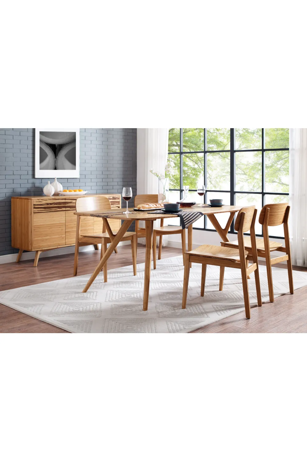Tiger Bamboo Accented Sideboard | Greenington Azara