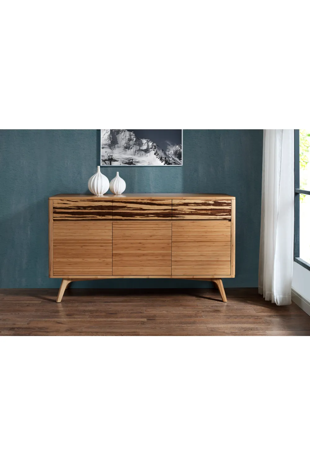 Tiger Bamboo Accented Sideboard | Greenington Azara