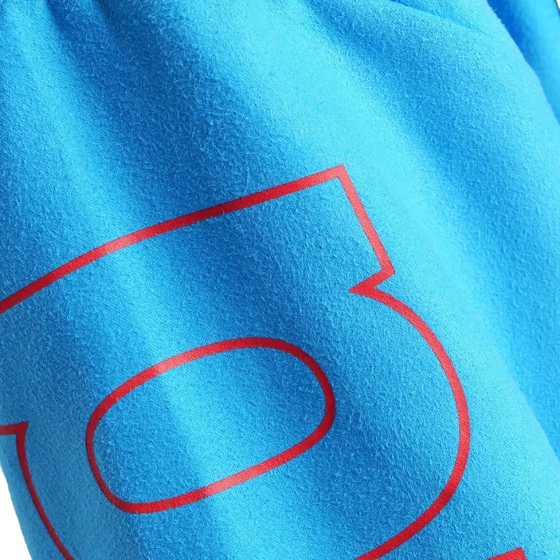 ZEAL PLUS JUNIOR BATHROBE - BLUE/RED